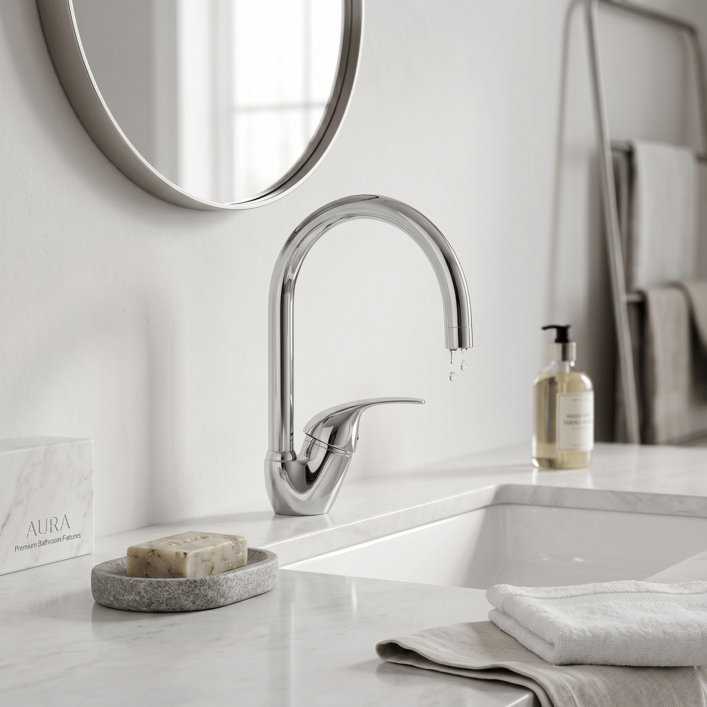 Aquarius Single Lever Basin Mixer AES 131
