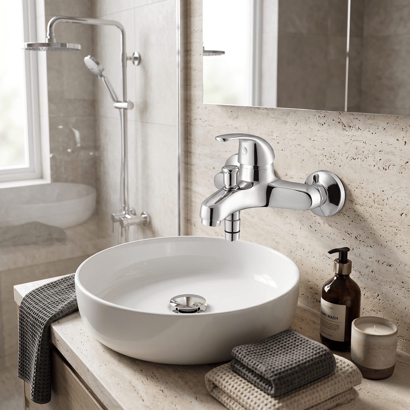 Aquarius Single Lever Basin Mixer AES 132