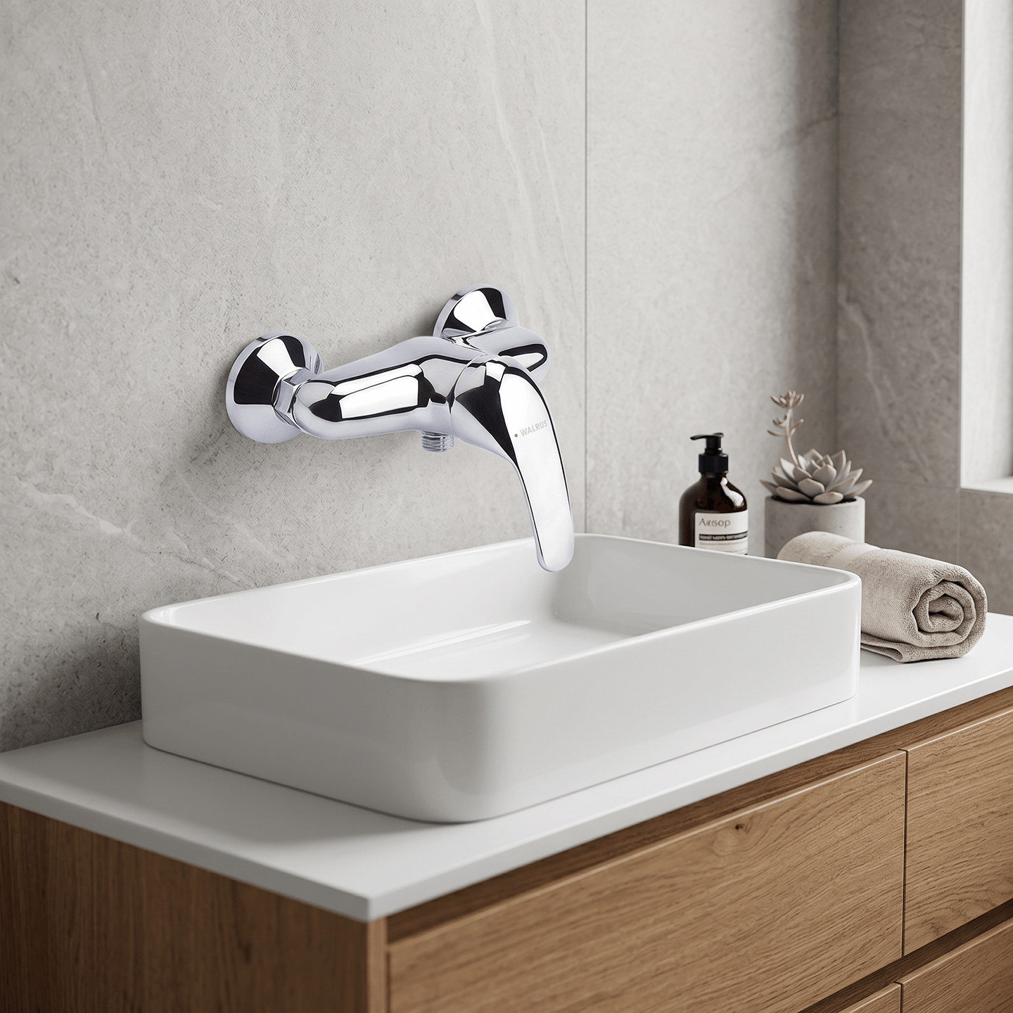 Aquarius Single Lever Basin Mixer AES 135